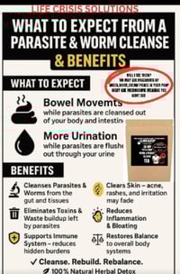 Image 3 of TOP SELLER  WORLD-WIDE  14 DAY & 7 DAY  PARASITE AND WORM CLEANSE CAPSULES 