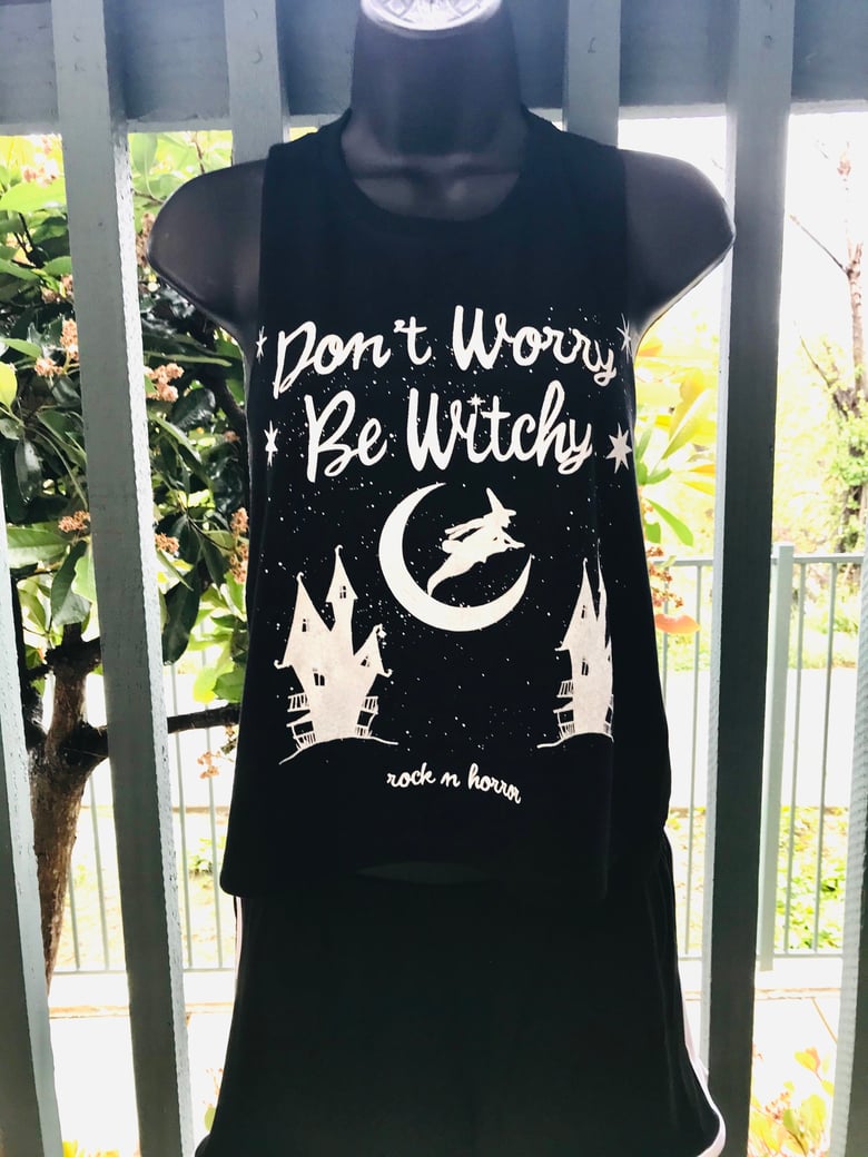 Image of Don’t Worry Be Witchy Crop Top