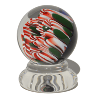 Image 3 of 32mm Christmas Implosion Marble