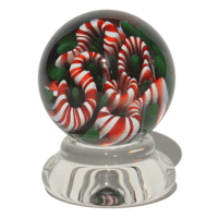 Image 4 of 32mm Christmas Implosion Marble