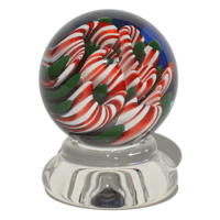 Image 1 of 32mm Christmas Implosion Marble