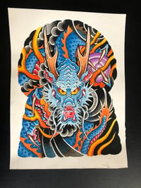 Image 2 of Blue Dragon Half Sleeve