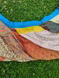 Image 10 of Wrap petal skirt 8-18 uk turquoise mix waistband