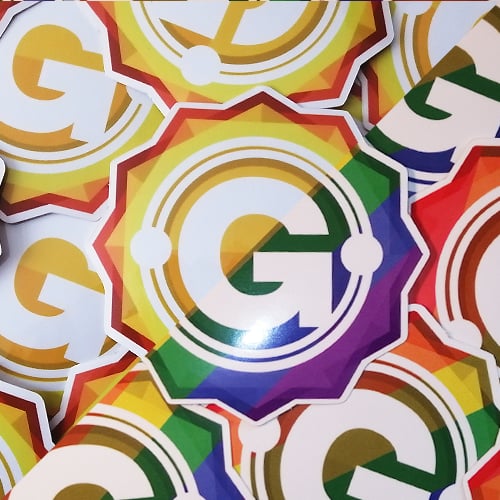 Image of Logo Stickers: Goonstation Classic & Pride - Vinyl Sticker