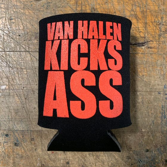 Image of Van Halen Kicks Ass Koozie