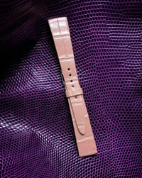 Image 1 of Pearl Pink Alligator Slim watch strap