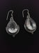 Image of TEARDROP WHITE TOPAZ EARRINGS