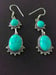 Image of DOUBLE DROP TURQUOISE EARRINGS