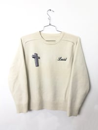 Image 1 of LUCID CASHMERE SWEATER (CREAM)