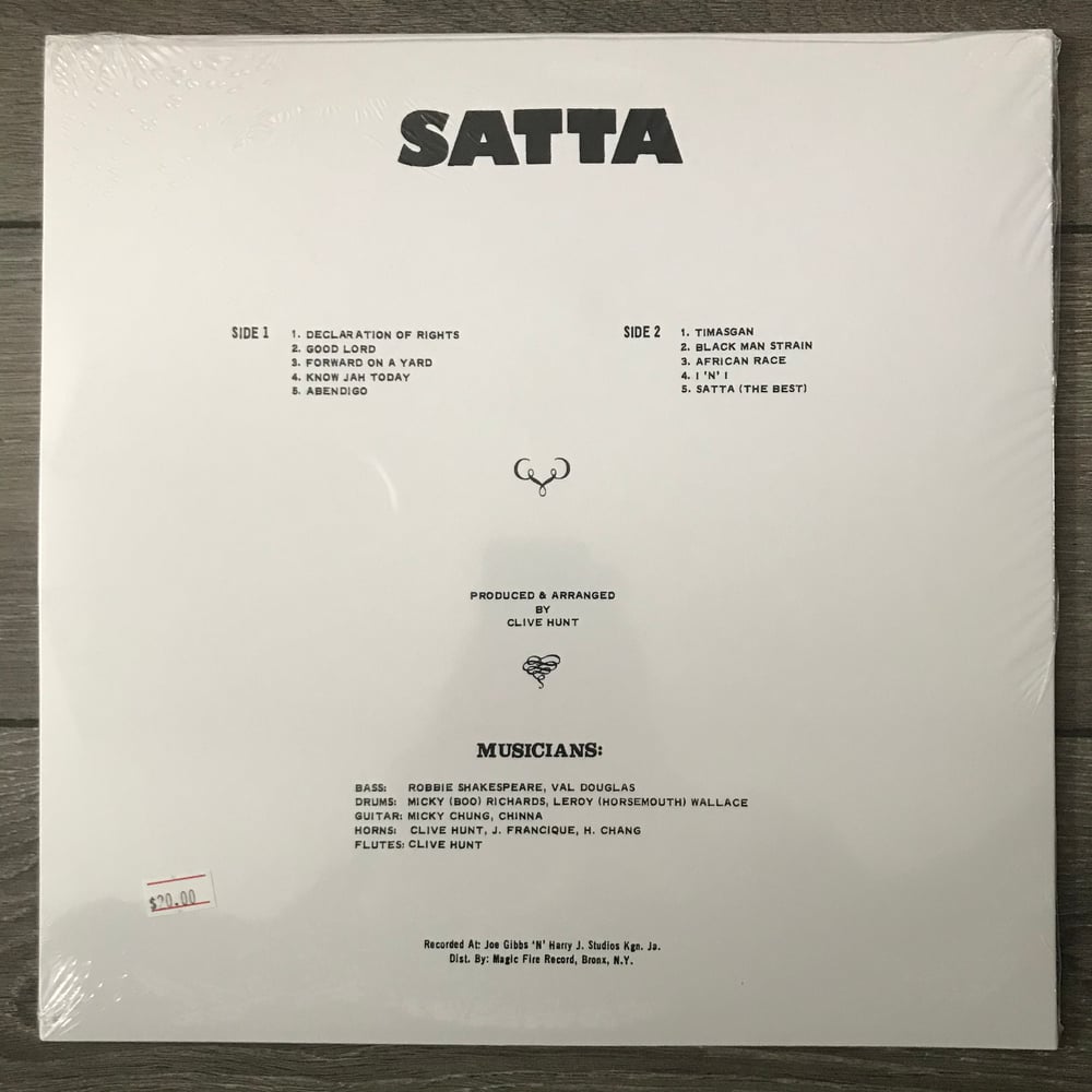 Image of The Abyssinians - Satta Vinyl LP