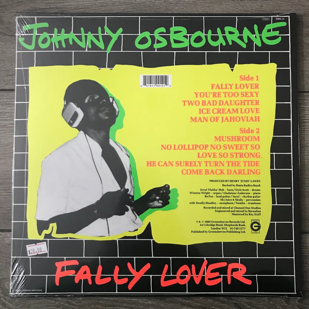 Image of Johnny Osbourne - Fally Lover Vinyl LP