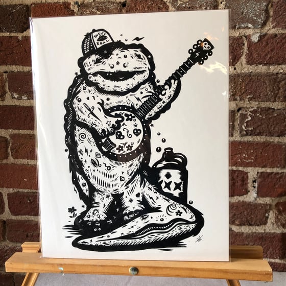 Image of Hannah’s Hellbender on Heavy Card Stock