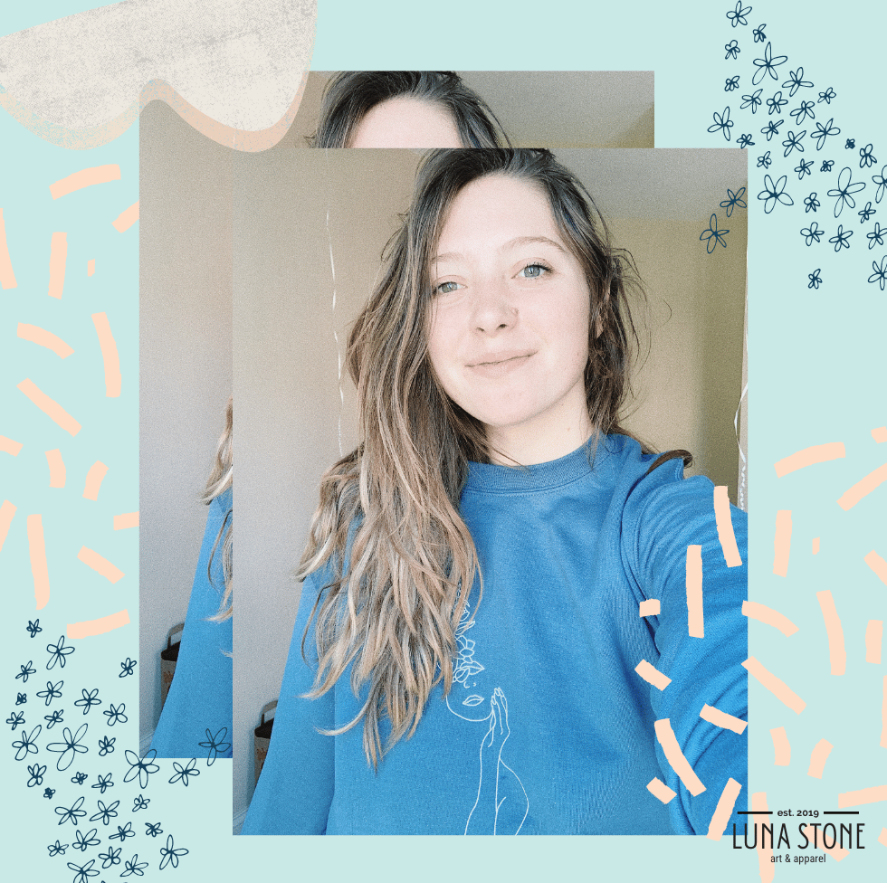 ALANA COLLECTION CREWNECK SWEATSHIRT | INDIGO BLUE 