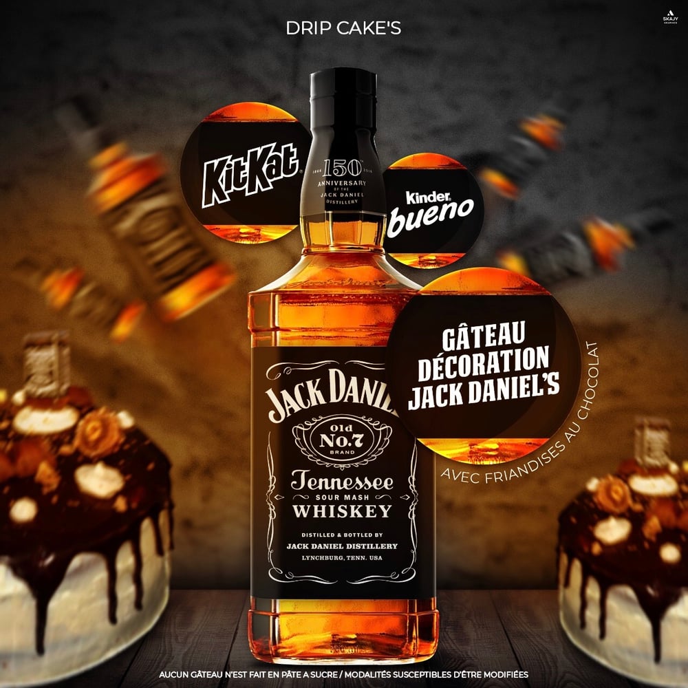 Image of Jack daniel's Cake 