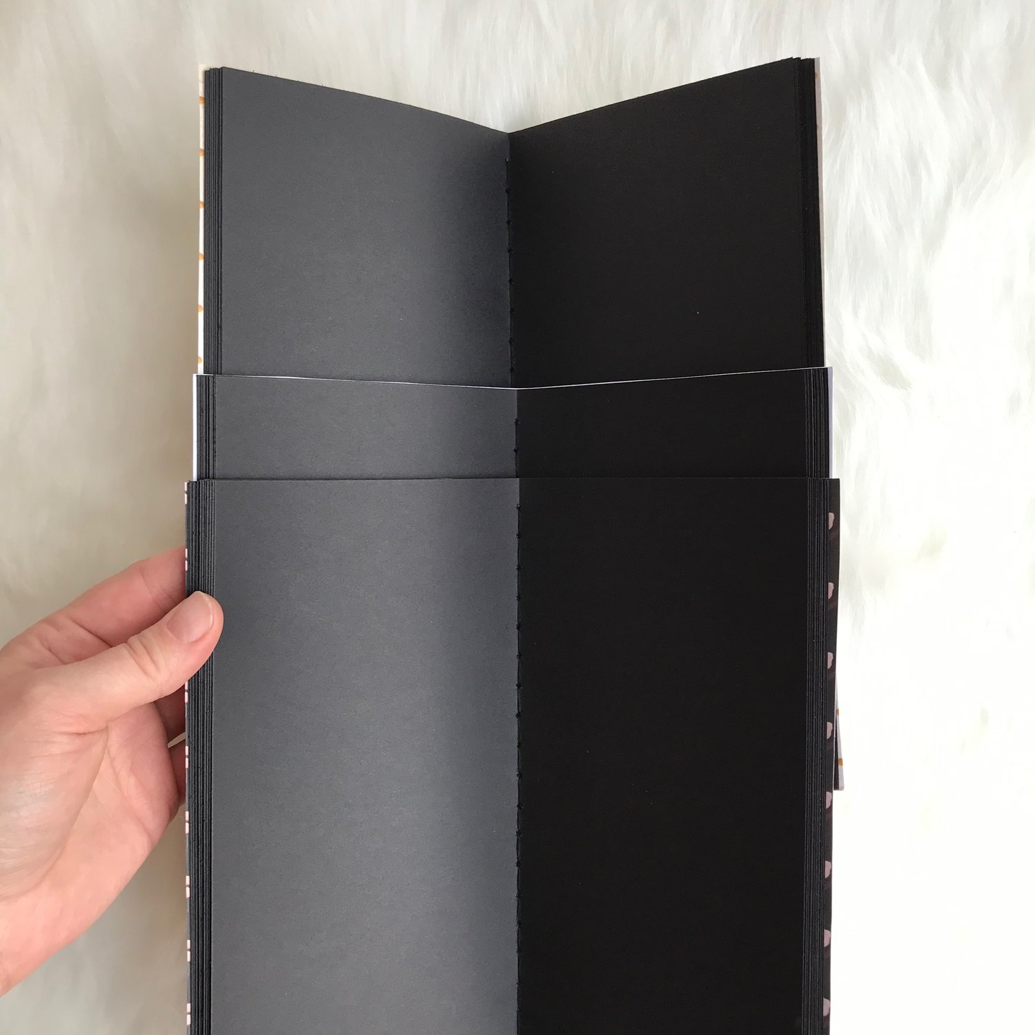 Image of Travellers Notebook - Black Pages