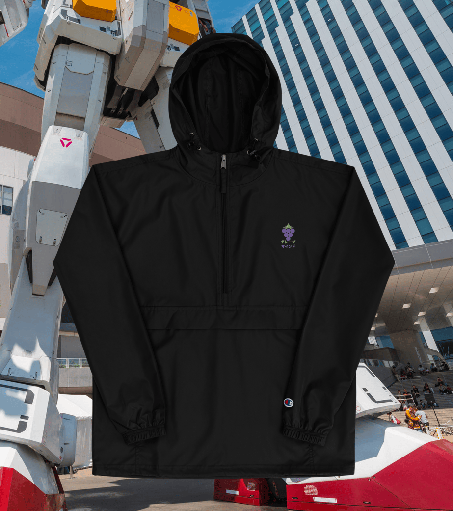 Image of グレープマインド Hooded Windbreaker [2 Color]