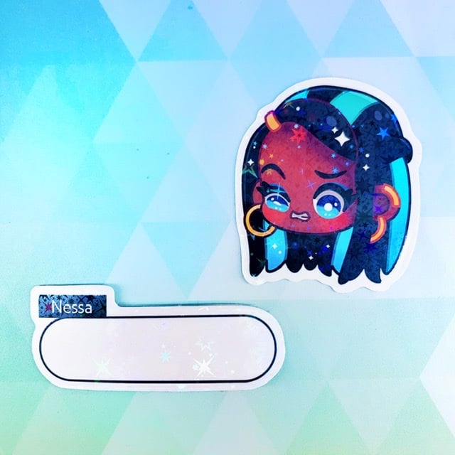 Image of Disgusted Nessa Meme Sticker