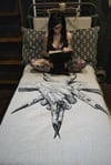 Pentagram Hands woven blanket (*on demand print)