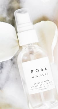 Rose Hibiscus Cocunt Water Hydrating Facial Mist