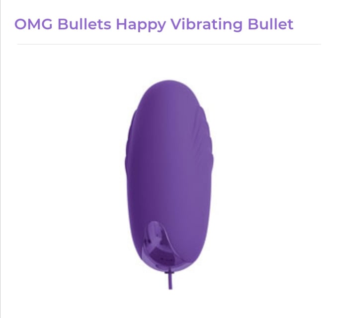 Image of OMG Happy Vibrating Bullet