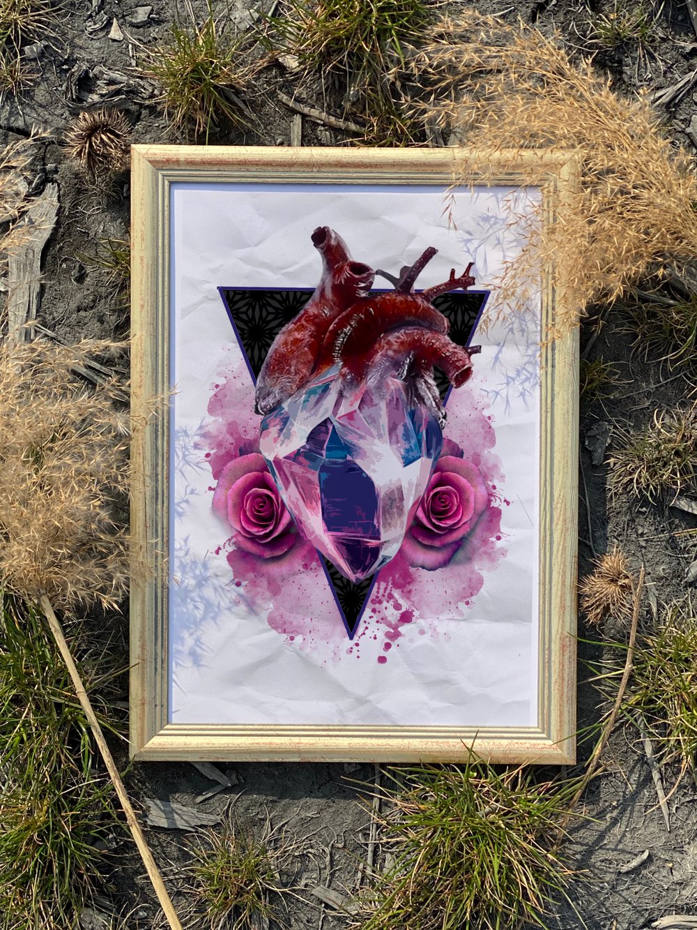 Crystal Heart Print(DIN A4)