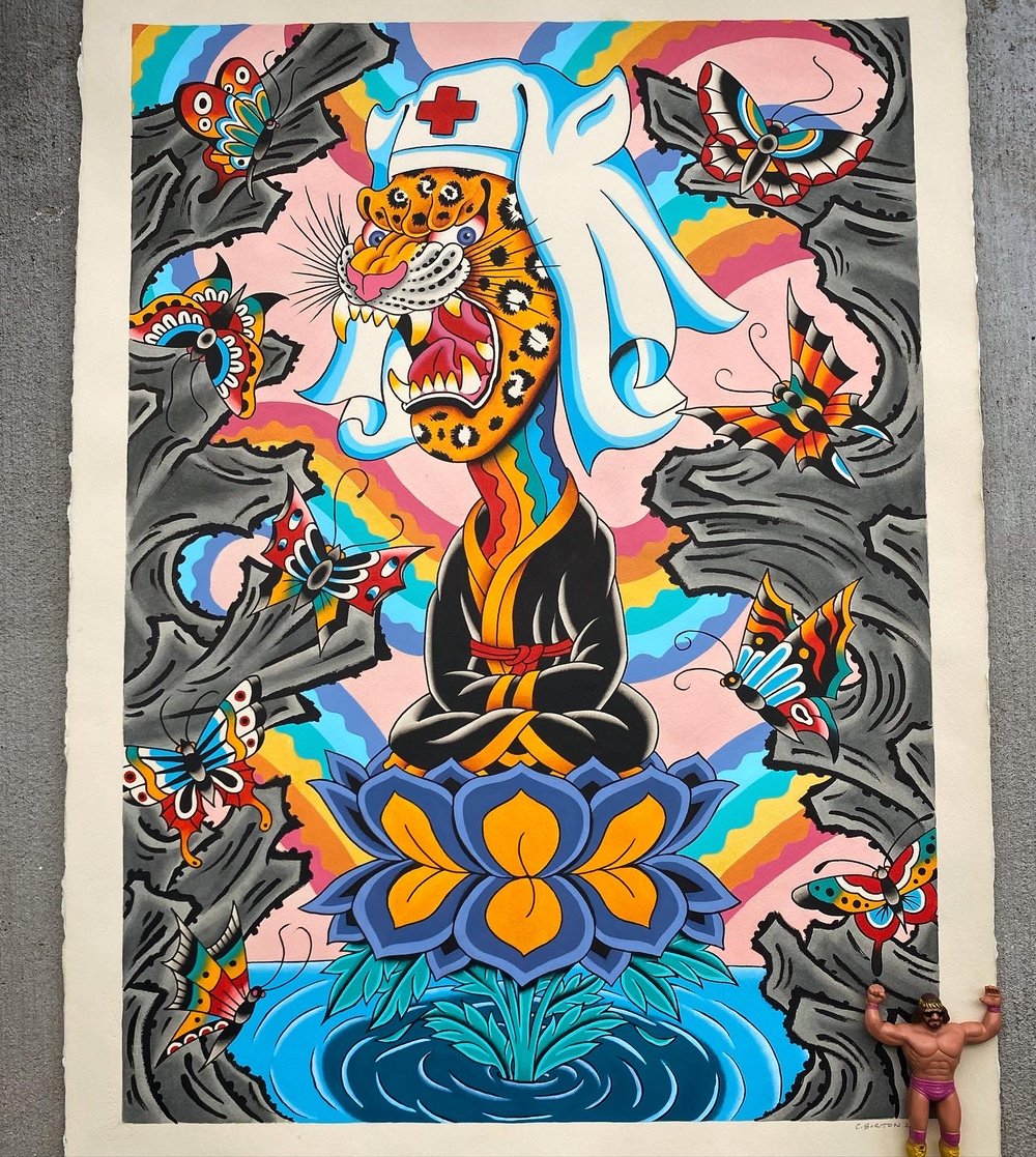 Image of Buddha print