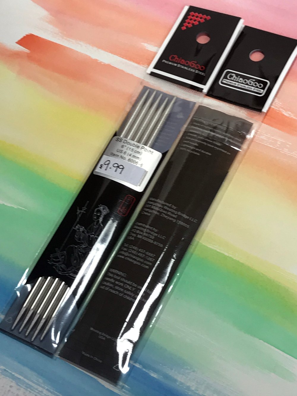 ChiaoGoo Stainless Steel DPNS - 6"