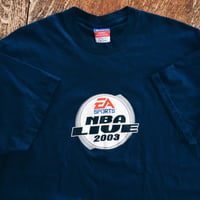 Original 2003 Champion EA Sports NBA Live Promo Tee.