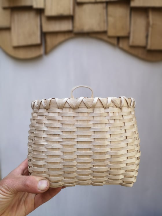 Image of  Ash splint, wall basket (made to order) 