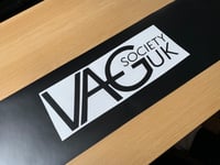 Image 1 of VAGSocietyUK Matte Black Sunstrip & OG Logo Sticker