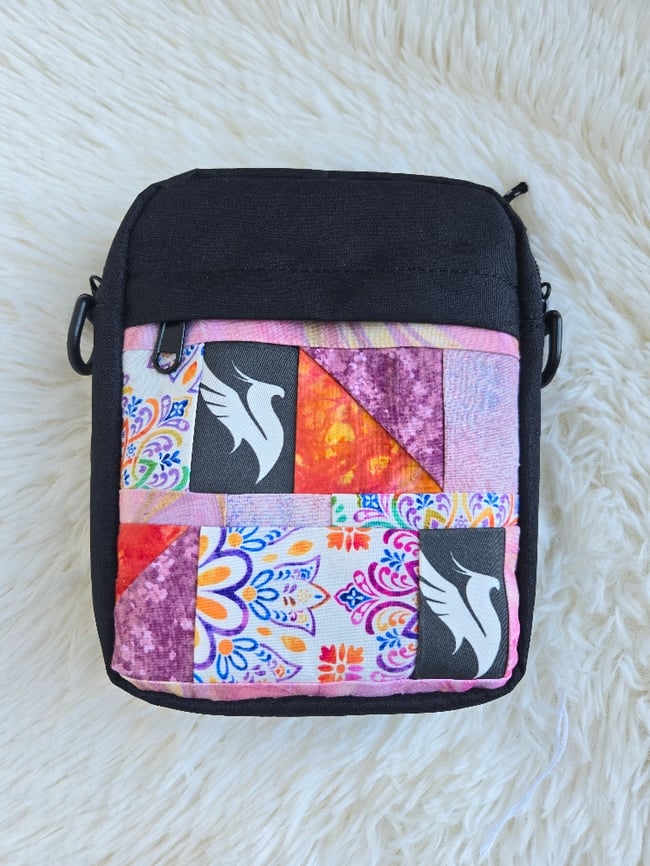 Illenium patchwork crossbody bags