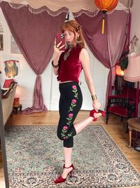 Image 2 of Moschino Rose Capris