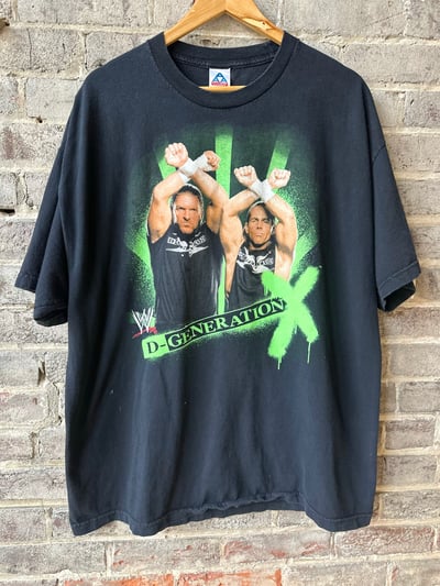 Image of 90’S VINTAGE “D-GENERATION X TRIPLE H AND SHAWN MICHAELS” WRESTLING TEE, SIZE: XXL