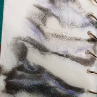 Image 4 of Pocket Resin Marble white Notebook 