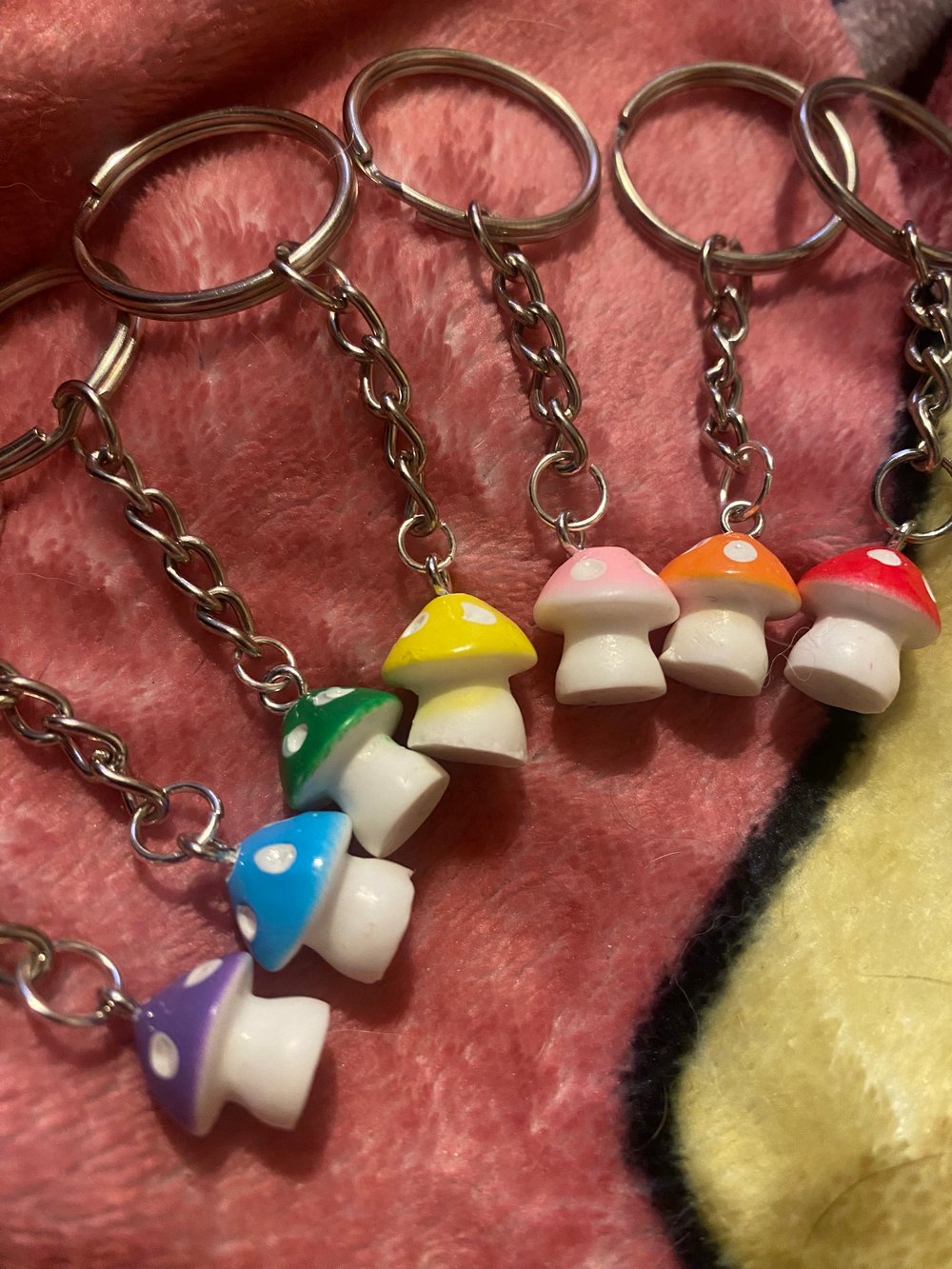 Image of Spotted Mushie Keychains