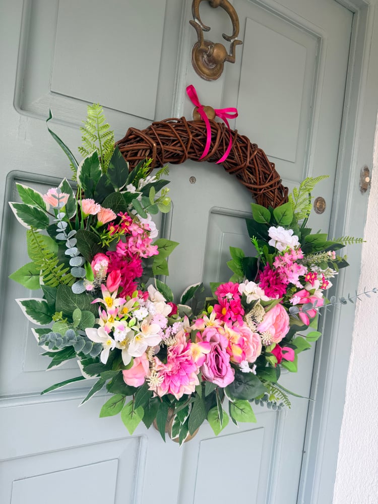 Image of 45cm Wicker Pink 