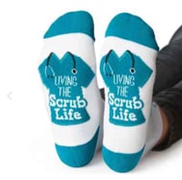 Living The Scrub Life - Socks