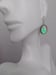 Image of SINGLE OVAL PINK/GREENISH TRIPLET EARRINGS