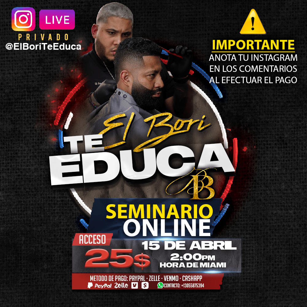 Image of Seminario ONLINE - Instagram Live (15 Abril)