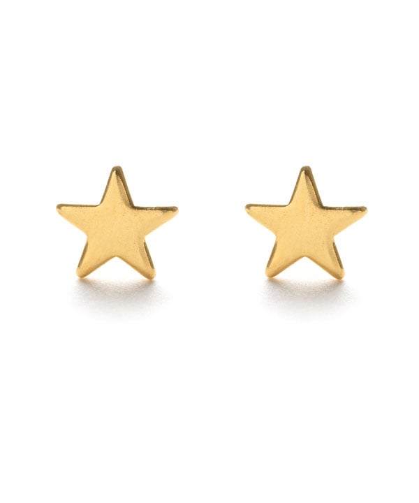 Image of Amano Gold Tiny Star Stud Earrings