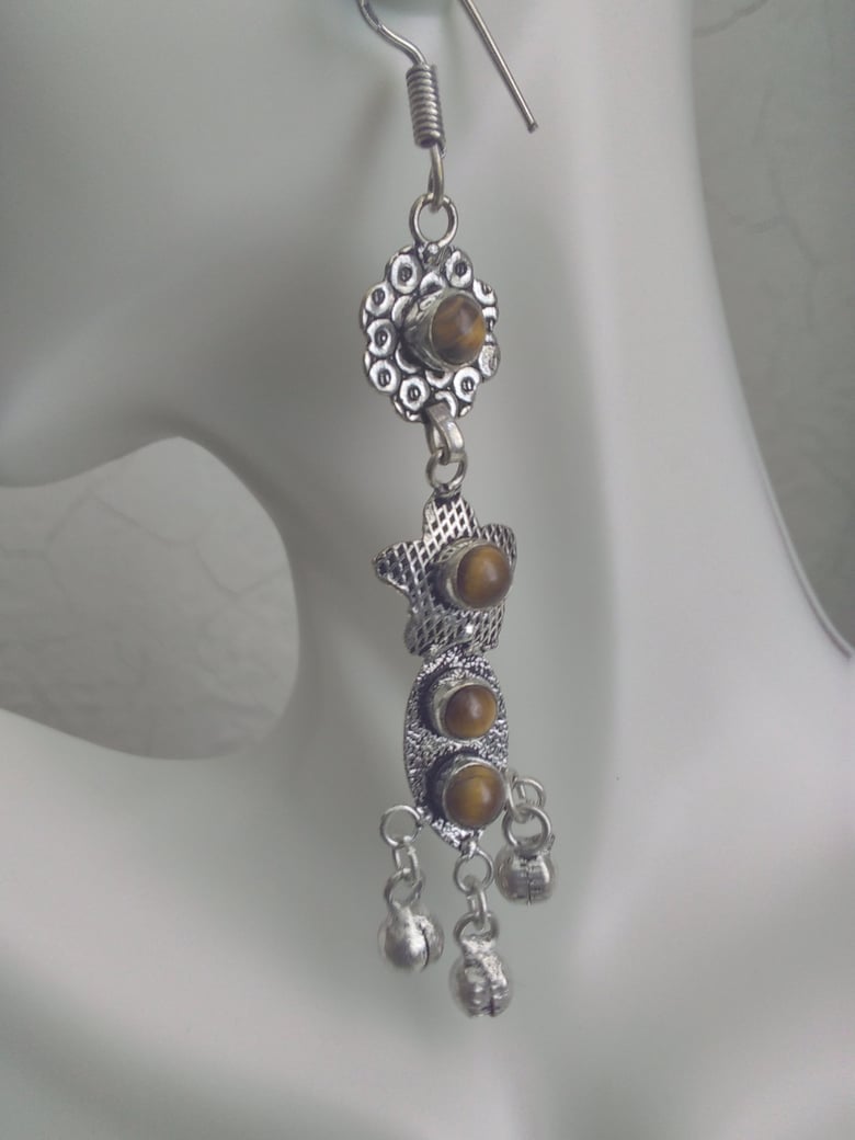 Image of TIGERS EYE DANGLE