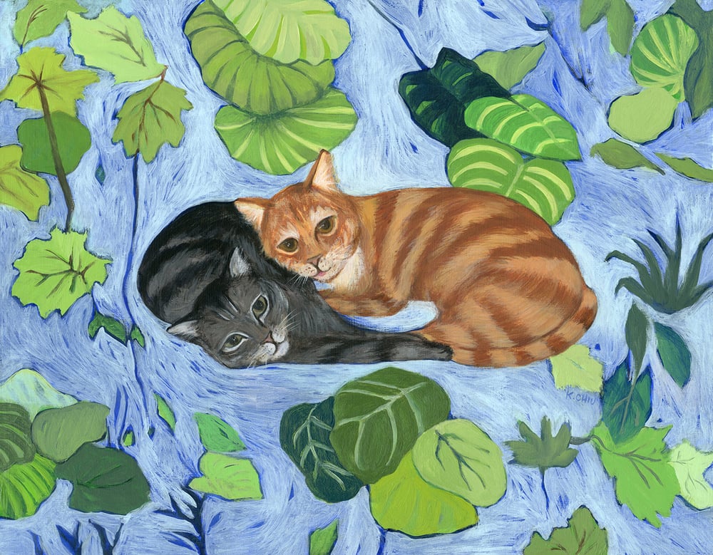 Image of Presidential Cats Print