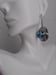 Image of SINGLE BLUE TOPAZ FANCY EARRINGS