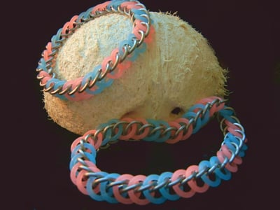 Image of Trans Flag Bracelet