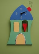 Image of Stenska ura - zelena Pravljična hiša
