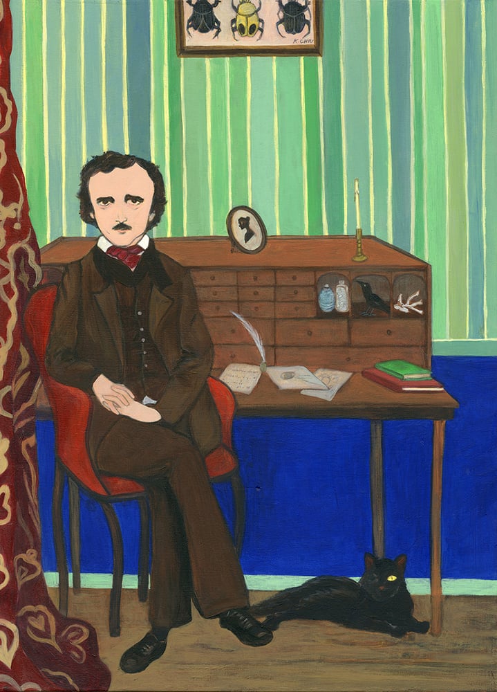 Image of Portrait of Poe Print