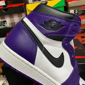 Image of Jordan 1 “Court Purple” 