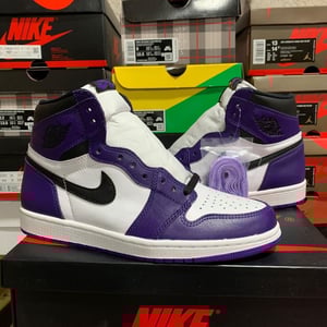 Image of Jordan 1 “Court Purple” 