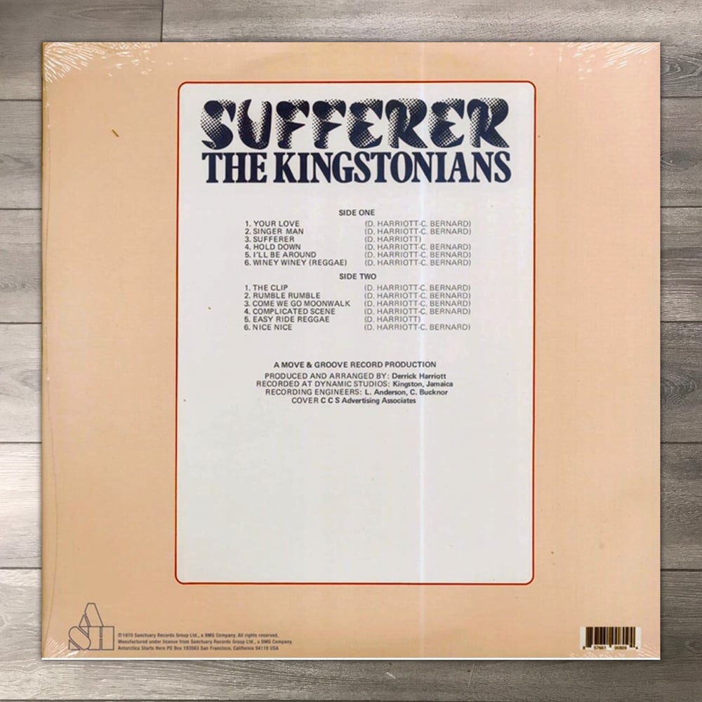 Image of The Kingstonians - Sufferer Vinyl LP