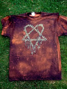 Image of H.I.M Crosses Acid Wash T Shirt